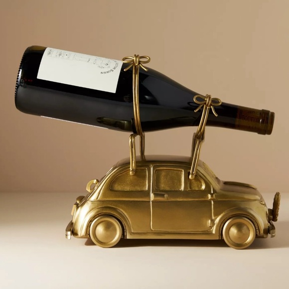 Anthropologie Other - Anthropologie Car Wine Bottle Holder New In Box Rare